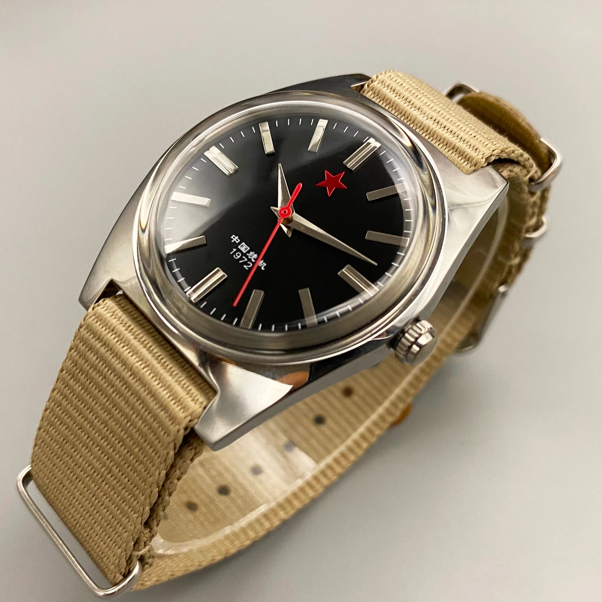 Men’s Mechanical Watch Shanghai 8120 Manual Mechanical Movement 36Mm Retro Chinese Watch Suitable for Men’s Gifts - 2