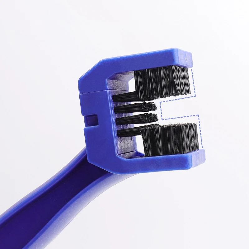 Motorcycle Chain Brush Cleaner Plastic Bike Bicycle Moto Brush Cycling Clean Chain Cleaner Outdoor Scrubber Tool for Road Care bicycle chain cleaner,bicycle chain cleaning brush