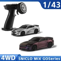 SNICLO CA34 RC 1/43 Car FPV 4WD Mini Pocket Drift Racing 2.4GHz Electric RC Drift Car Model Kids Toys Gifts 1