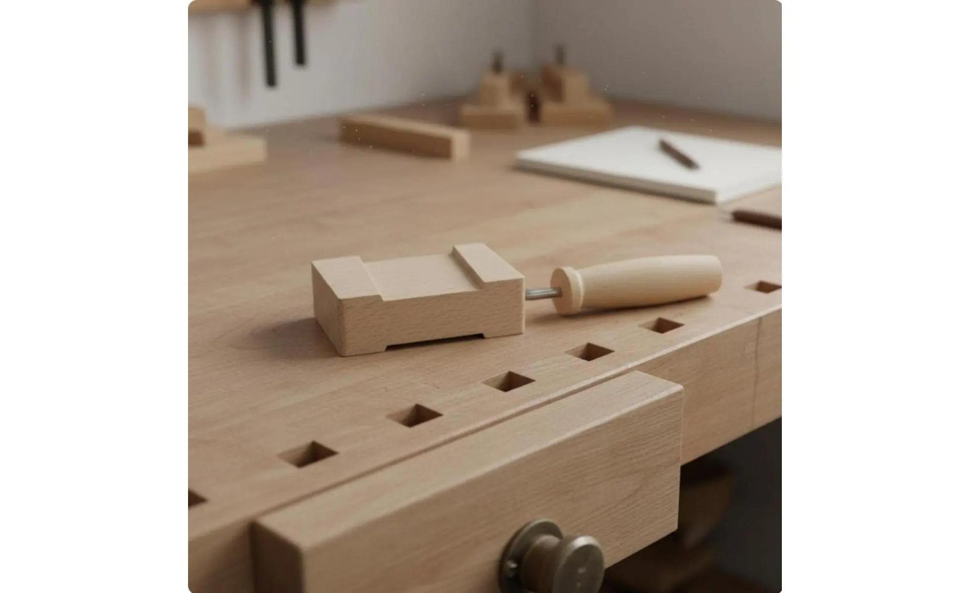 Viola Bridge Fitting Tool Wooden Construction Violin Bridge Fitting Tool for Luthiers Viola Bridge Fitting Tool Wooden Construction Violin Bridge Fitting Tool for Luthiers