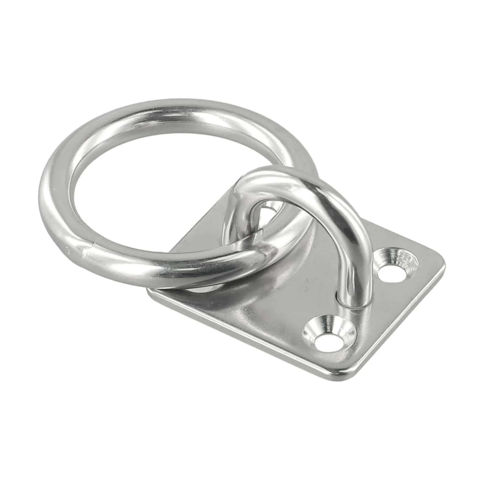 

Marine Eye Plate Stable Stainless Steel Universal With Ring 1 Pcs Rust Protection Square Accessories Boat Cabin