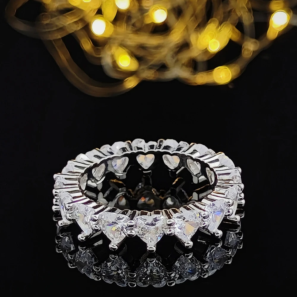 Elegant Vintage Gold & Silver Eternity Wedding Band for Women & Men - Perfect Gift