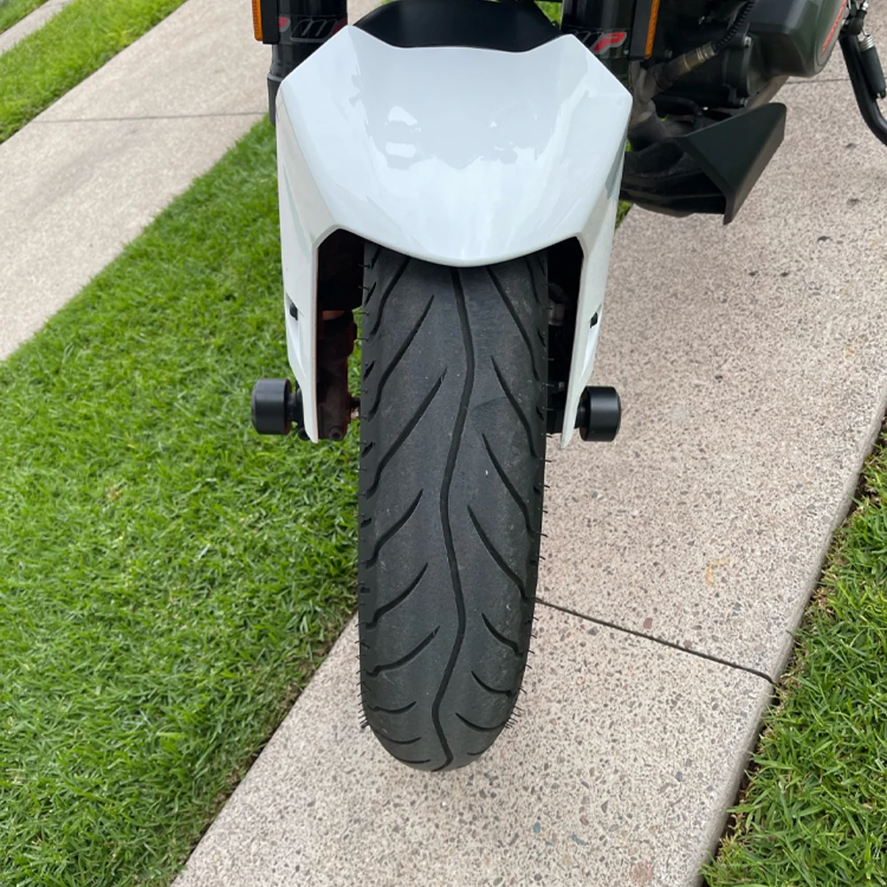 Mokiton Curseurs De Cadre De Moto Compatibles Avec 390Duke 2024 2025 | Kits Sans Coupure De Carénage Moteur Protection Contre Les Chutes Accessoires Duke390 (orange