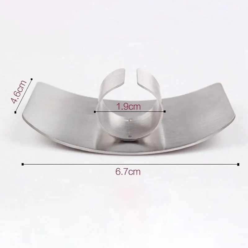 Stainless Steel Finger Guard Finger Hand Cut Hand Protector Knife Cut Finger Protection Tool Kitchen Cooking Knives Accessories