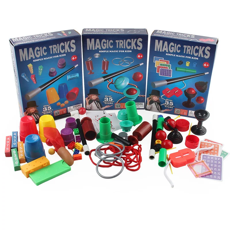 Kit de magie pour enfants, Puzzle, accessoires magiques simples pour  débutants, tours de magicien excitants, spectacle