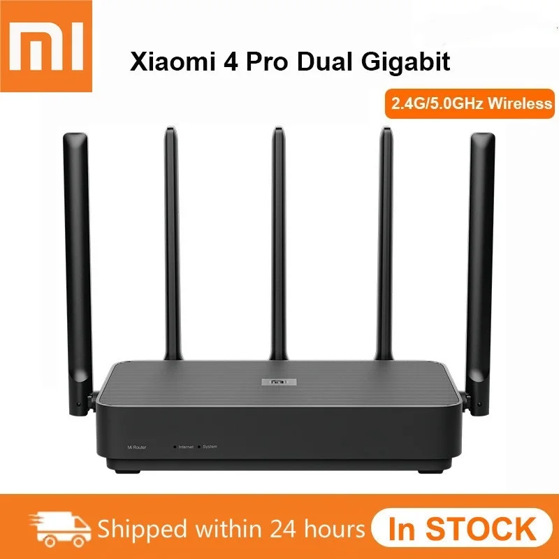 Wi-Fi-роутер Xiaomi 4 Pro гигабитный двухдиапазонный 1317 Мбит/с 2 4/5 0 ГГц |