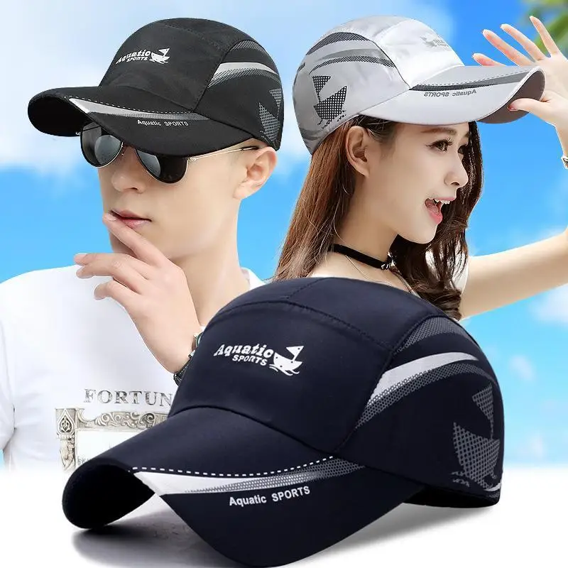 Outdoor Waterproof Qucik Dry Hats for Men Women Sport Golf Fishing Adjustable Summer Sun Baseball Caps baseball caps sports sun hats golf caps