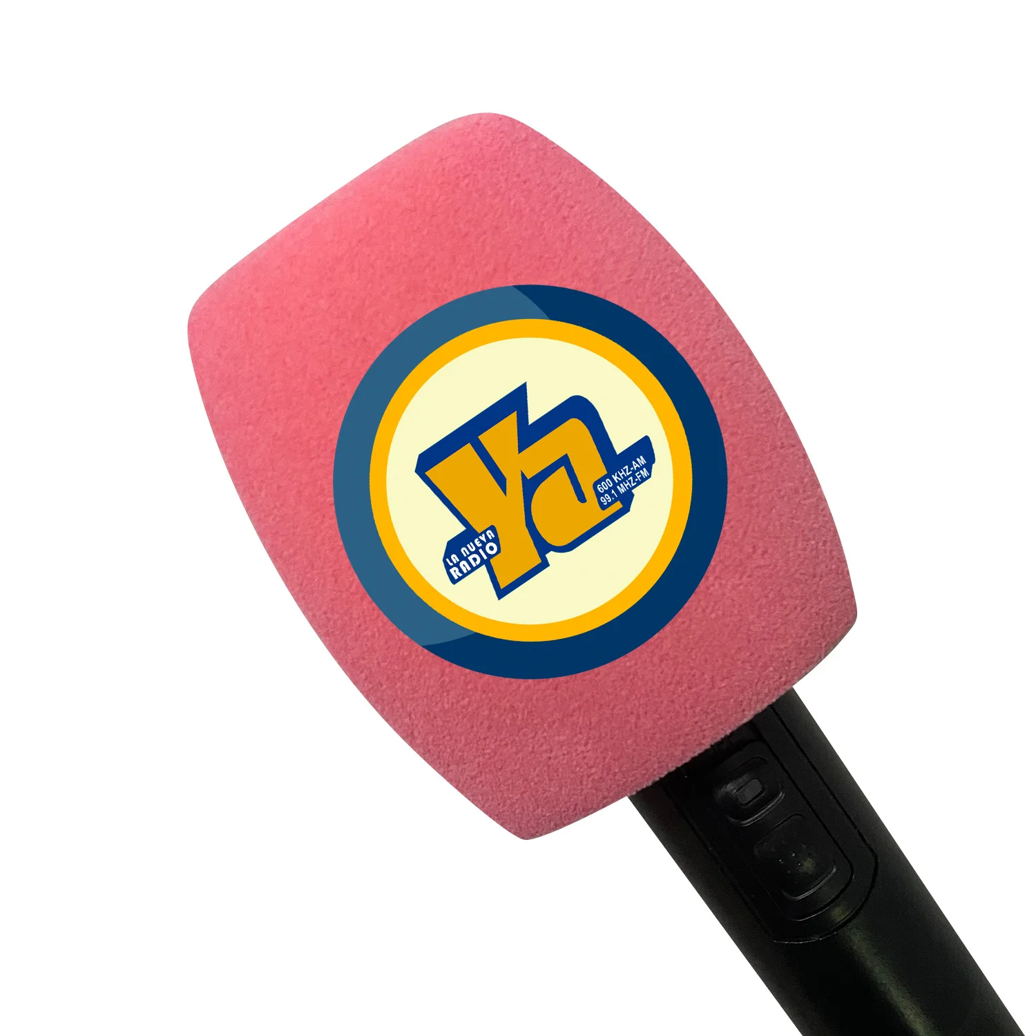 TriangleFlockingMicrophoneSpongePrintingCoversCustomizedMic