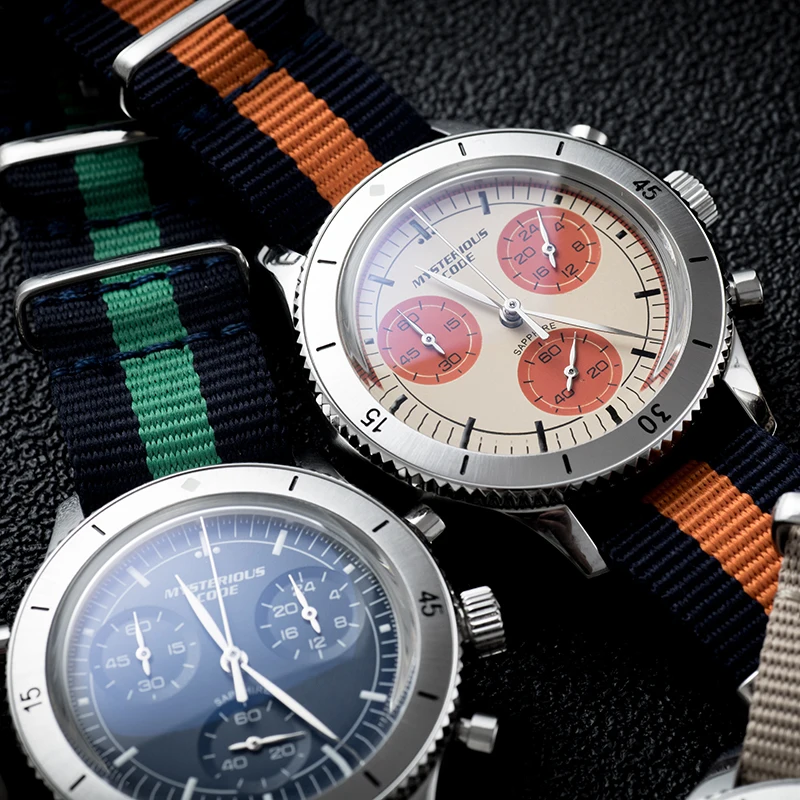 Quartz Watch for Man with Seiko VK68 Movement from Japan