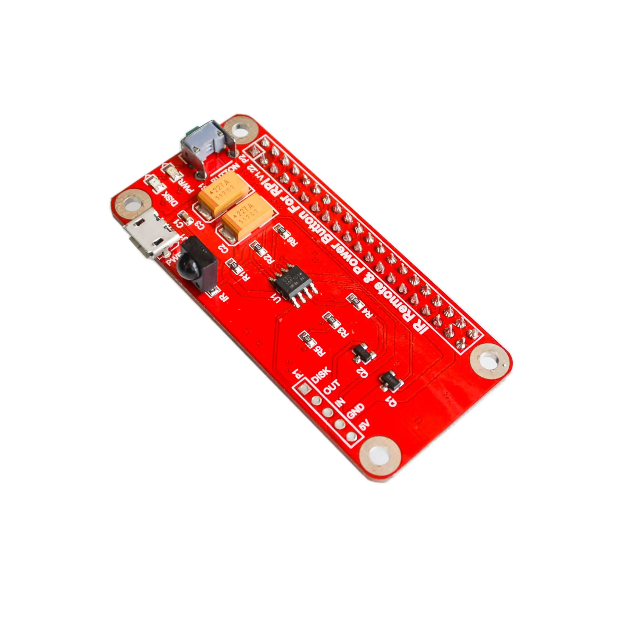 Switch Remote Control Module IR Remote Control Power Button Module for Raspberry Pi 2/3 Model B Pi Zero