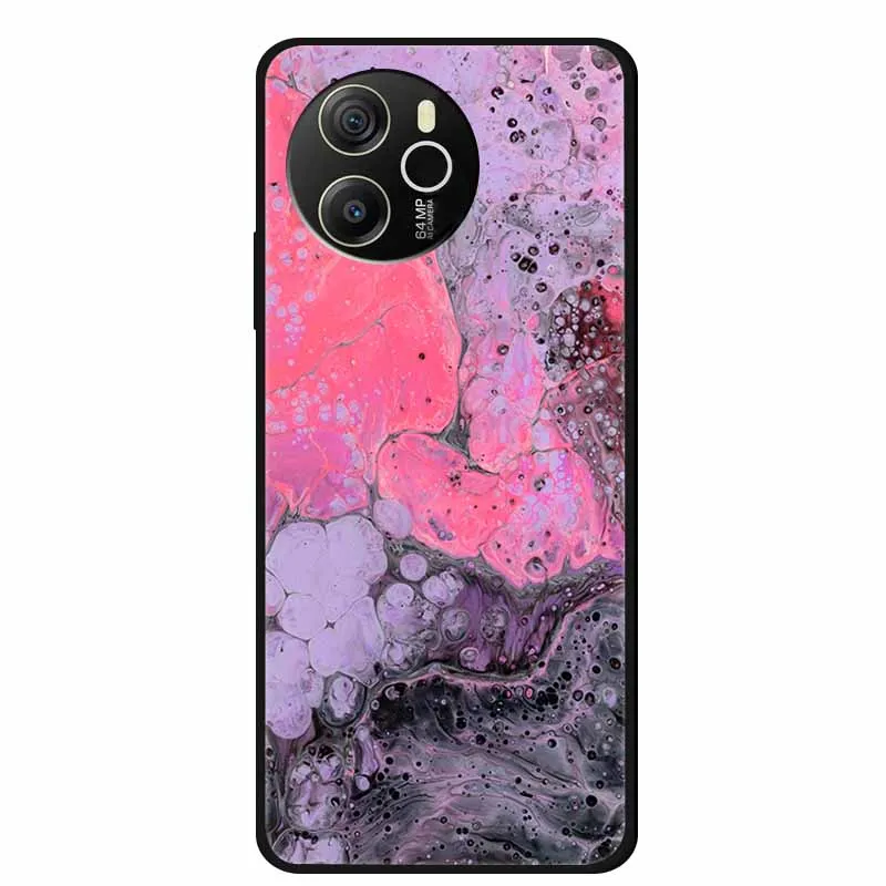 Cartoon Black Silicone Soft TPU Phone Cover - Protective Case
