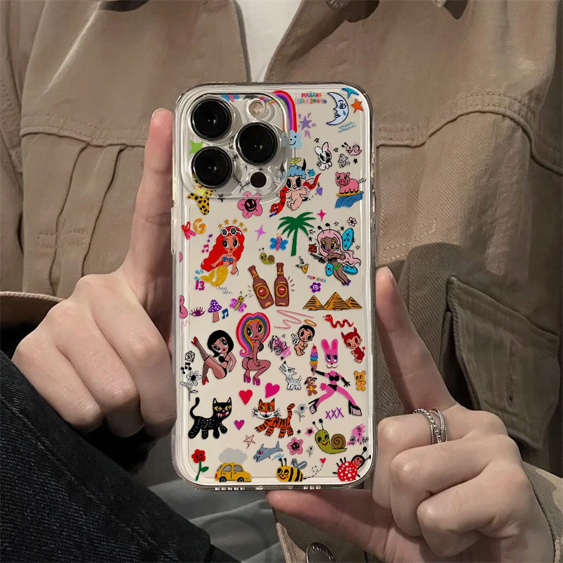 Karol G Mañana Será Bonito Clear Soft TPU Phone Case