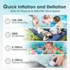 Electric Air Pump Portable Wireless Air Compressor Inflator/Deflator Pumps for Inflatable Cushions Air Beds Boat Swimming Ring 6