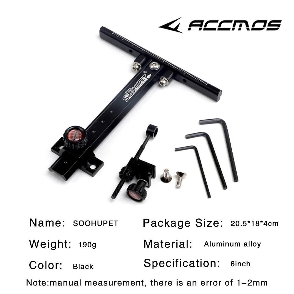 6/9inch archery bow sight Adjustable Aluminum Alloy For Outdoor Shooting Hunting Accessories