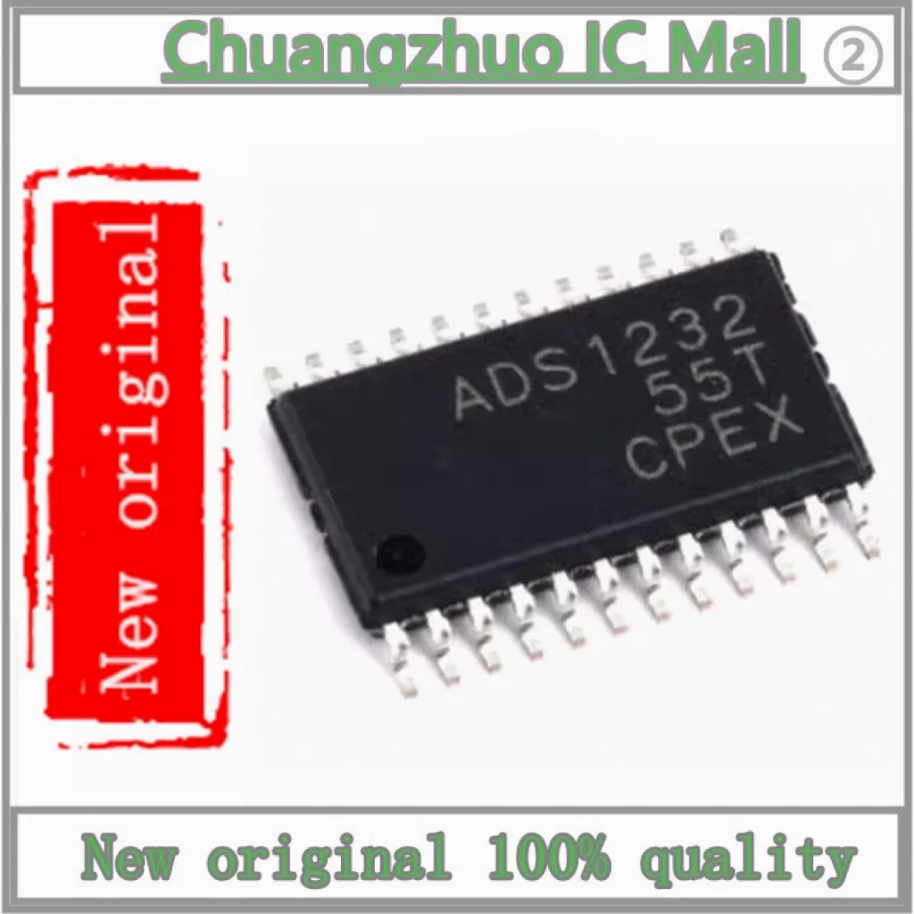 

1Pcs New original ADS1232IPWR ADS1232 24Bit 2.7V~5.3V 80Hz SPI TSSOP-24 Analog To Digital Converters (ADCs) ROHS