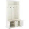 Holbrook Hall Tree, Distressed White 5