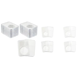 Coin Slab Snap Display Holder, White Coin Cases For Collectors Coin Display Box Plastic Dollar Coin Holder Durable Easy To Use