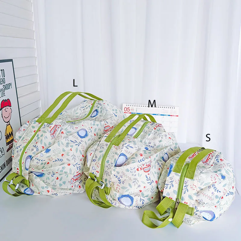 Elegant Japanese-Style Folding Travel Handbag - Multi-Purpose Shopper