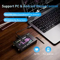 New NanoVNA-H Vector Network Antenna Analyzer 2.8" Display 10KHz-1.5GHz MF HF VHF UHF SWR With SD Card Slot Digital Nano Tester 4