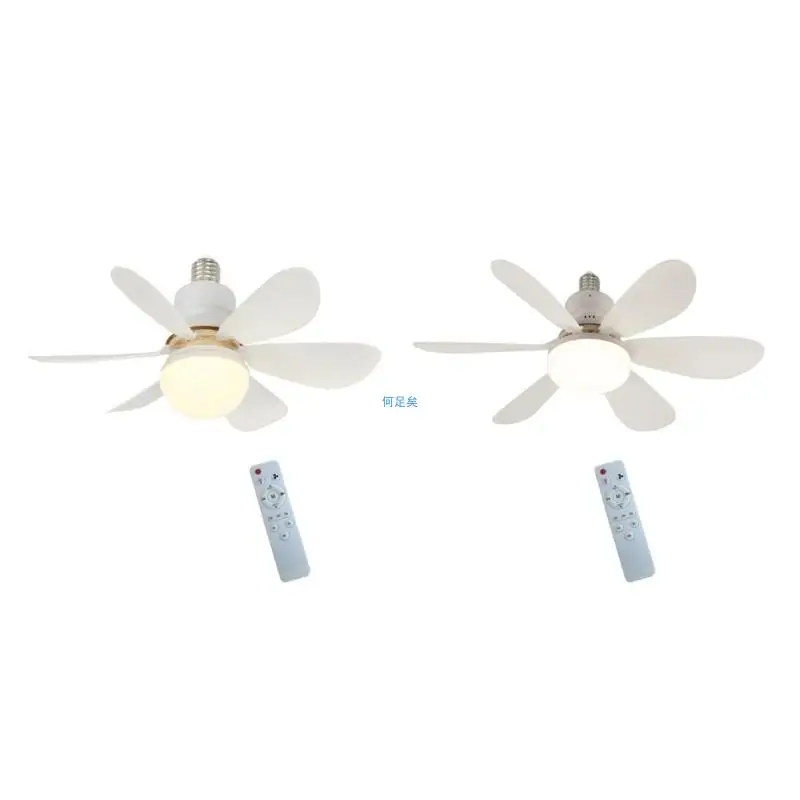 

E27 Ceiling Fan 30W/40W AC86-265V Fan Light with Sudden Stop Protection for Indoor Home 3 Gear Adjustable Chandelier Fan Good