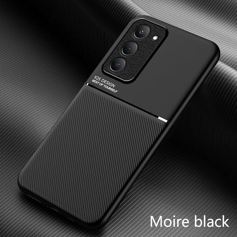Enhanced Magnetic Soft Matte Silicone Case - Full Coverage Anti-Fingerprint Protector TPU Shell