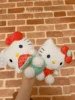 Sanrio Hello Kitty Flower Pot Culture Plush Toy Desktop Decoration Cartoon Plush Plant Home Furnishings Ornament Gift Flower 6
