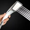 300 Hole Square Handheld Pressurised Shower Head Water-saving Shower Head Bathtub Shower Pressurised Bathroom Accessories 1