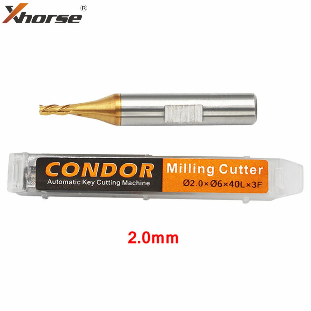 Xhorse CONDOR Milling Cutter/Probe 1.0/1.5/2.0/2.5mm Carbide for XC MINI Plus Dolphin XP005 XP007 XC002  Key Cutting Machines engine temperature gauges Diagnostic Tools