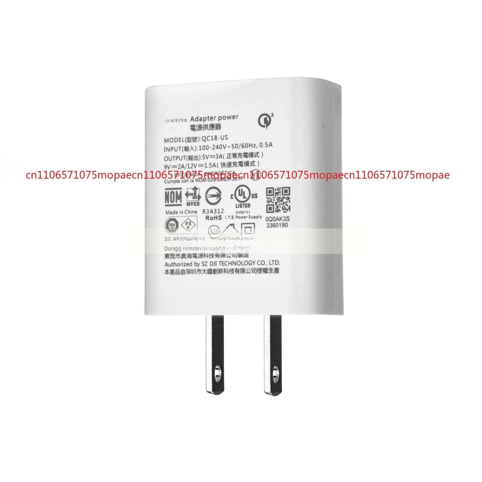 DJI 미니 3 마빅 미니 마빅 미니 2 비행 배터리용 QC18-US 18W USB 충전기