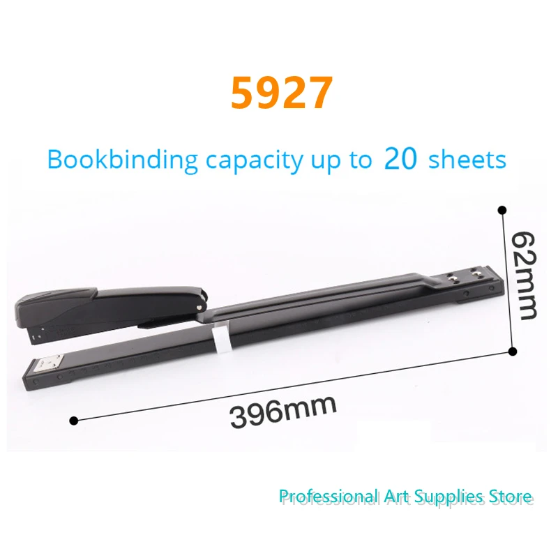 Mua Ctosree 2 Pieces Black Long Arm Reach Staplers, 20 Sheets Capacity with  2000pcs Staple, Metal Office Standard Staplers Booklet Stapler Desk  Staplers for Booklet Book Binding School and Office Supplies trên