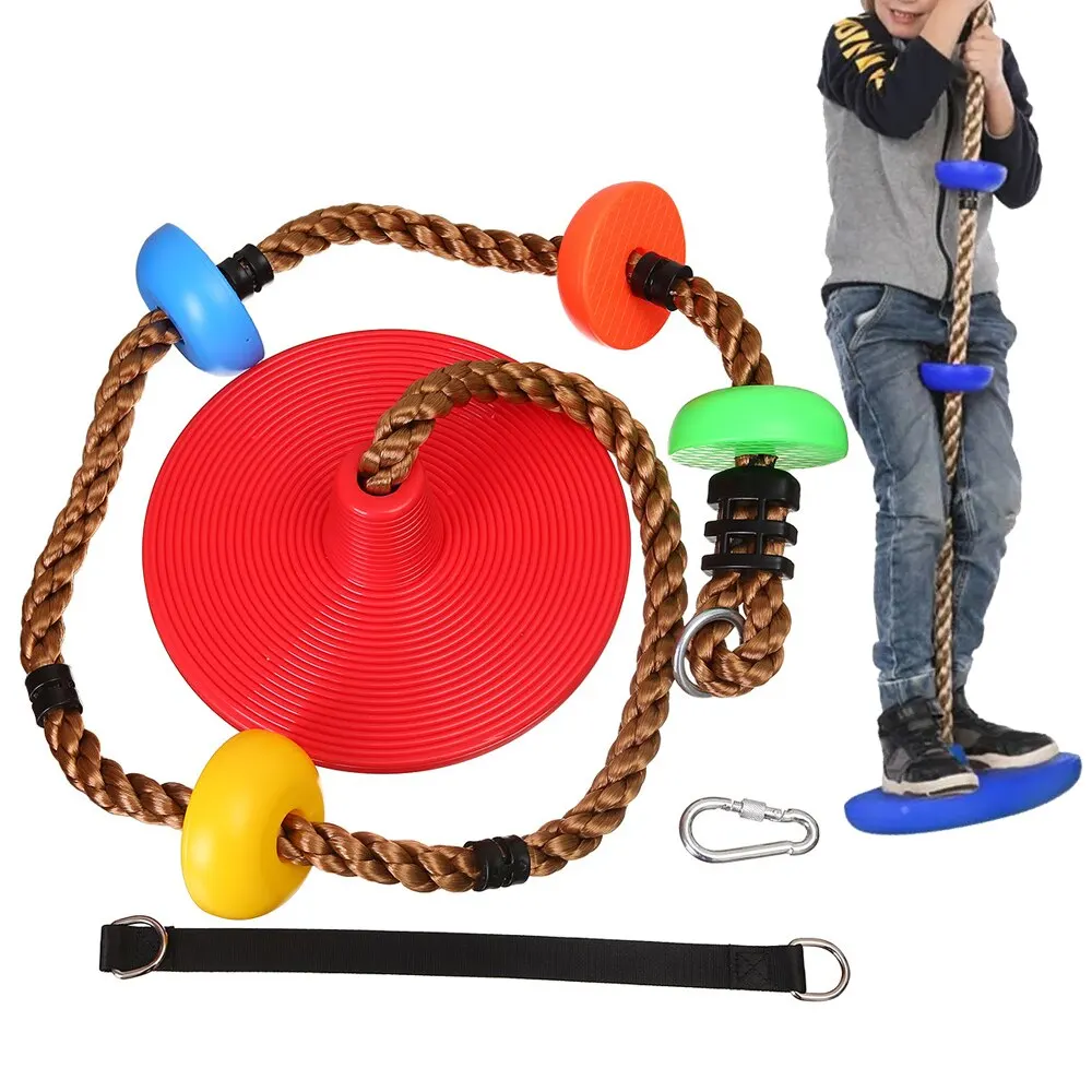 HeavyDutyPlasticSwingSeatIndoorandOutdoorClimbingRopewith