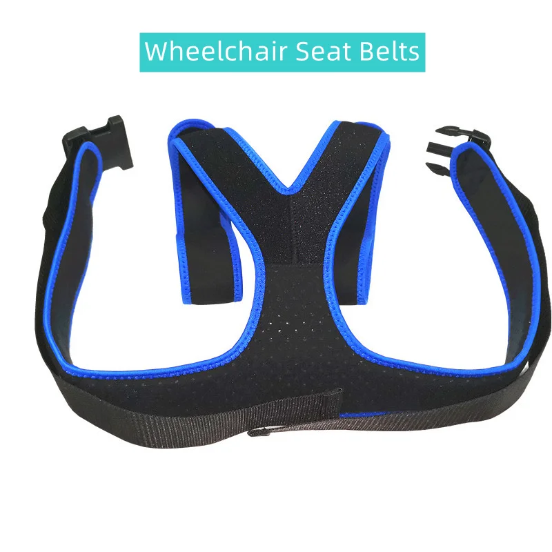 

Wheelchair Safety Seat Belt Shoulder Fixing Brace Support Vest Strap Anti-Slip Nursing Band for Elderly Wheelchair Restrain