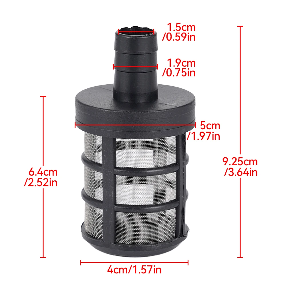Plastic Water Suction Filter For High Pressure Washer Connector Dust Strainer Water Pump 19mm water suction filter