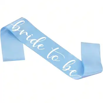 Fascia Blu per la Futura Sposa, Fascia per Addio al Nubilato, Decorazioni per Doccia Nuziale, Accessori per Addio al Nubilato e Fidanzamento