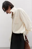 Intellectuals' wonderful advanced Gao Zhi Tong Qin Lu wool cashmere OS knitted shirt - Image 6
