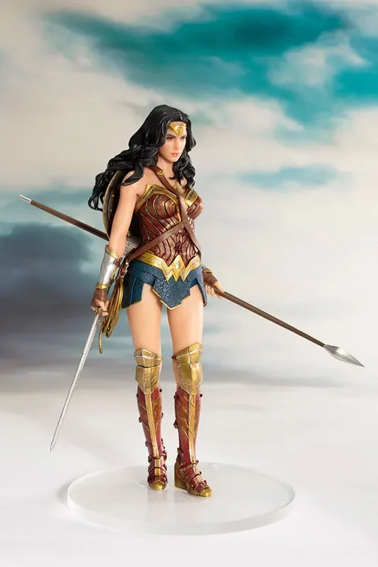 thumbnail image 5 of Figuras de acción de Wonder Woman de DC Heroes, juguetes de 19 cm, colección de estatuas de Wonder Woman de la Liga de la Justicia de DC ARTFX, 5 of 5