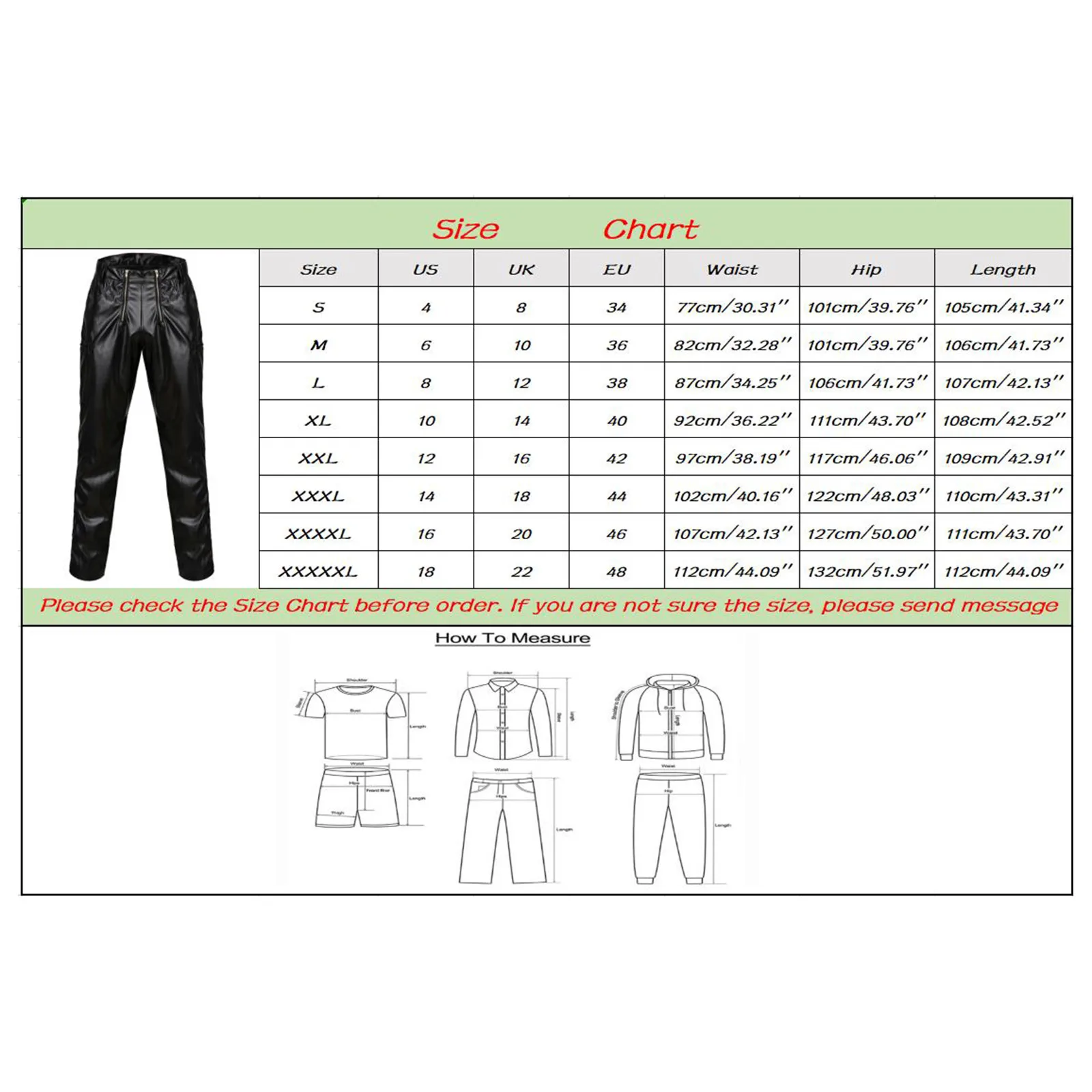 Men Latex Stretchy Leather Pants Slim PU Leather Skinny Pants Wet Look Tights Streetwear Trousers men trousers leather pants skinny pants