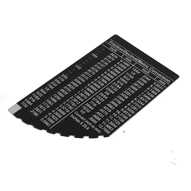 Set 2 Misuratori Raggio Tastiera Chitarra In Acciaio Inox - 7.25'' A 20'' Per Curvatura Precisione - Foto 8