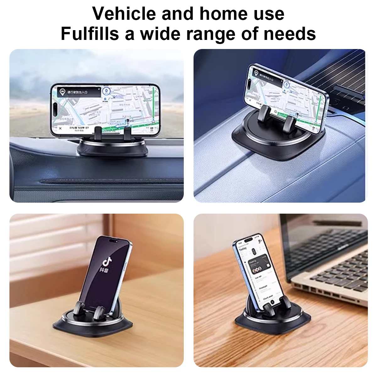 حامل هاتف السيارة 360 ° حامل هاتف محمول قابل للدور...