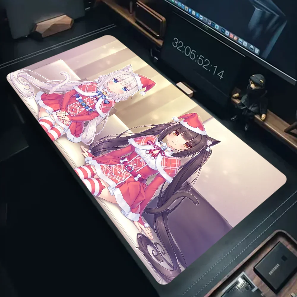 Chocola Nekopara Japan Anime Large XXL Gaming Laptop Computer Desk Mat Mouse Pad Mouse Mat Notbook Mousepad Gamer 6
