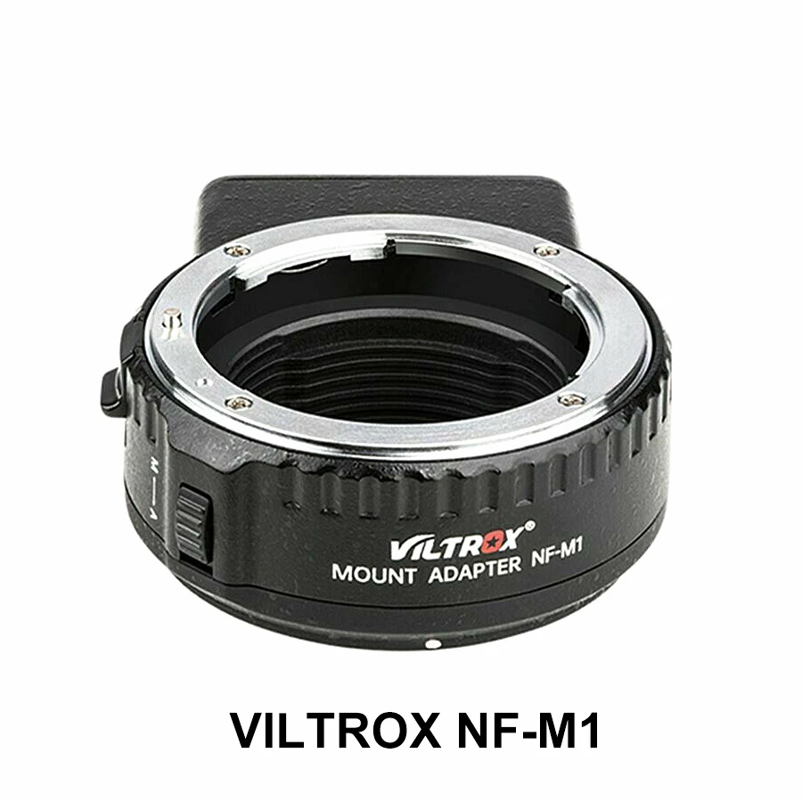 Viltrox Nf-M1 Nfm1 Anello Adattatore Per Obiettivo Con Messa A Fuoco Automatica Per Obiettivo Nikon F Mount A M43 Mount Panasonic Olympus Camera Gh5 G