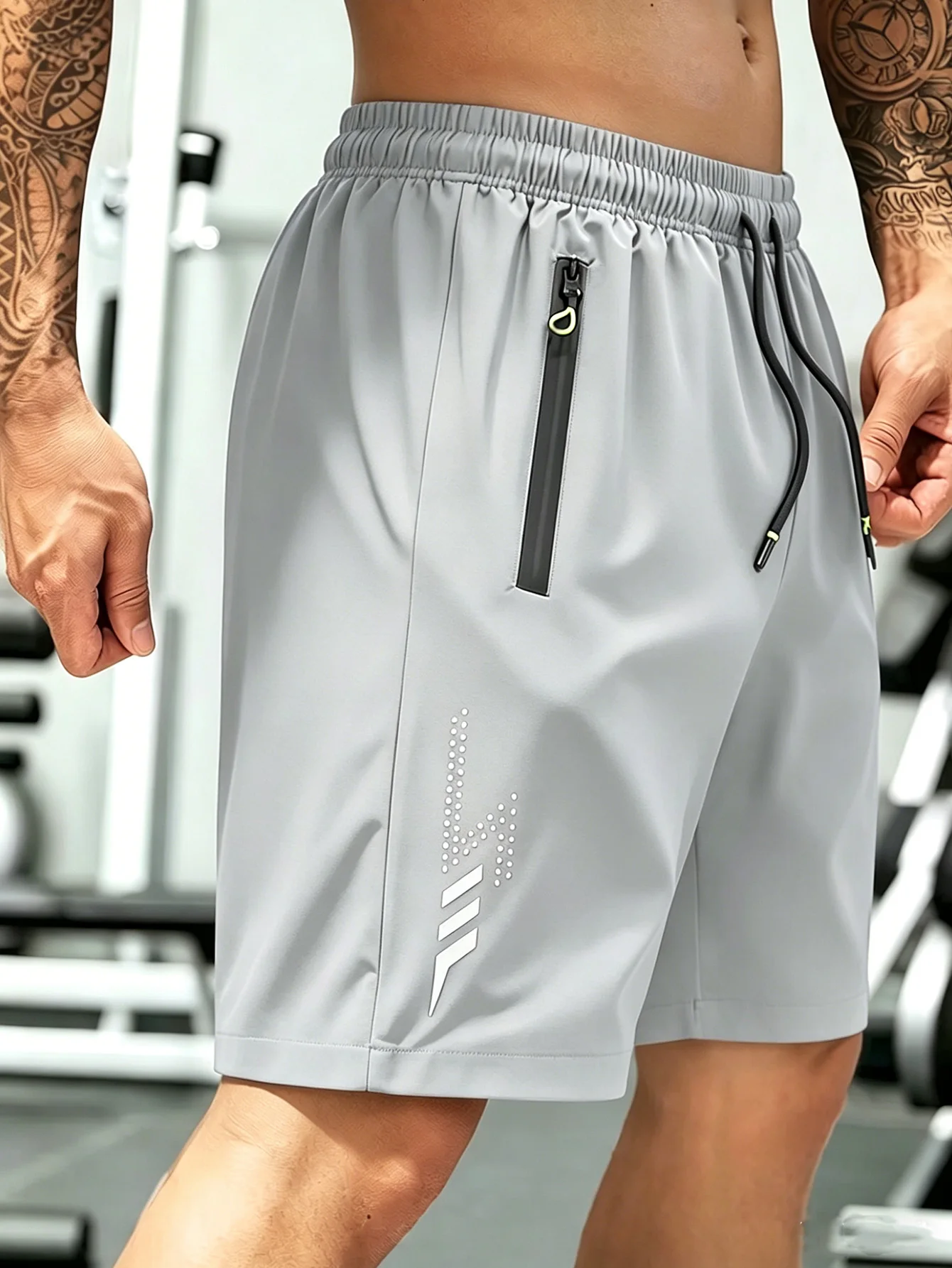 Men's Plus Size Quick-Dry Breathable Summer Sports Shorts