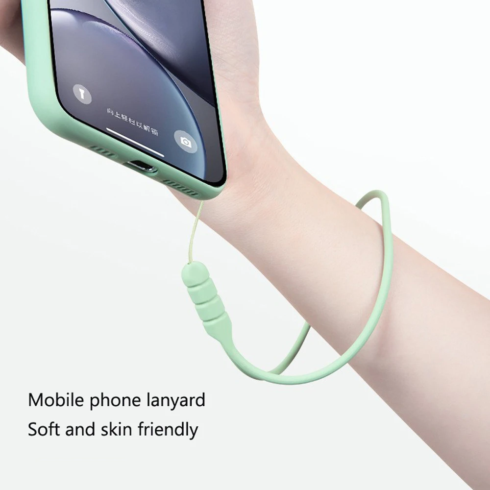 Universal Silicone Wrist Strap Lanyard for Secure Grip and Versatile Use