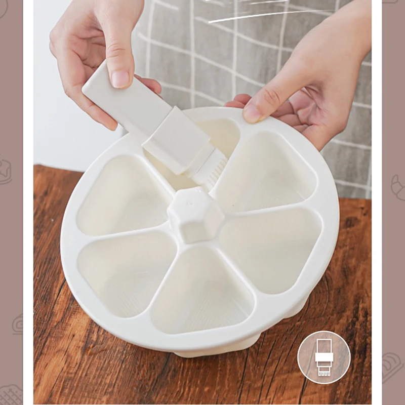 Sushi Mold Onigiri Mold Sushi Maker Rice Ball Mold Sushi Tools Onigiri Mould Triangle Onigiri Bento Box Japanese Sushi Mould 6 In 1 Make Nori Bun Rice Making Tools