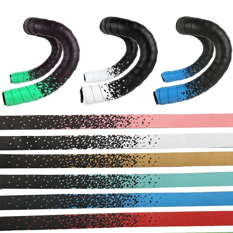 Bike Handlebar Tape 2.15m Lengthen Road Bike Soft Touch Cycling Bar Wrap Non-slip Bar Grip Cover