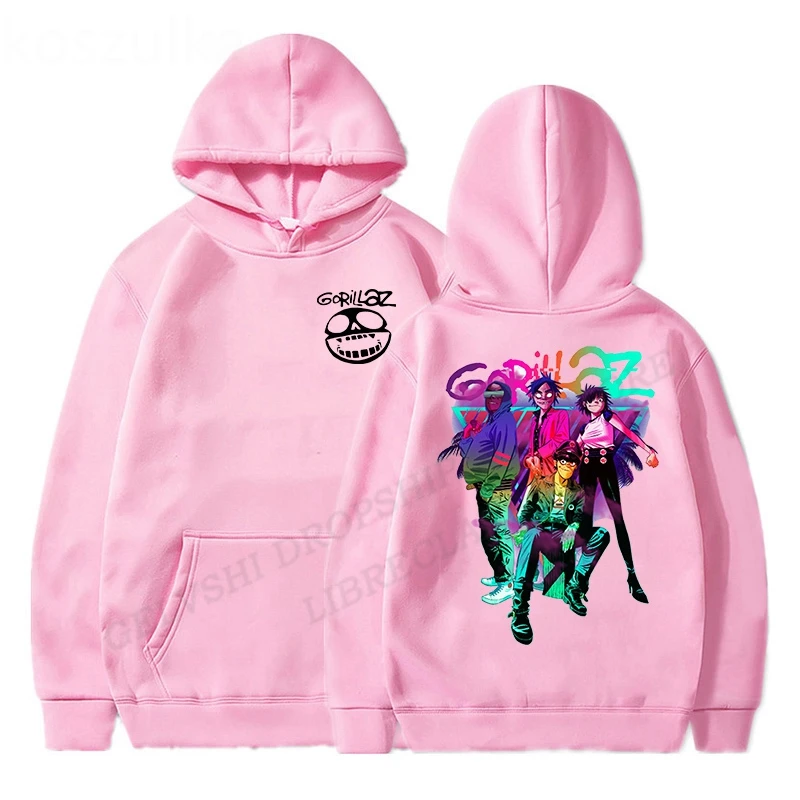 thumbnail image 1 of Sudadera con capucha de banda de Rock para hombre y mujer, ropa de calle con estampado de Gorillaz, Y2k, Hip Hop, Harajuku, jerséis Unisex, 1 of 5