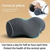 Memory Foam Cervical Pillow Anti-arch Traction Pillow Portable Protect Cervical Spine Ergonomic Travel Sleeping Neck Pillow 1