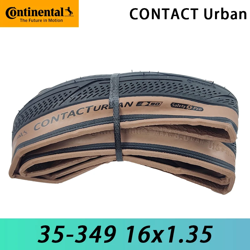 Continental Pneu Pliable - CONTACT Urban - PureGrip | E50 - 16x1.35" | Black/cream