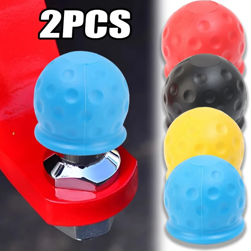 Car Trailer Ball Head Protective Cover Auto Yacht Trailer Ball Head Soft Cover PVC Sphere Hitch Balls