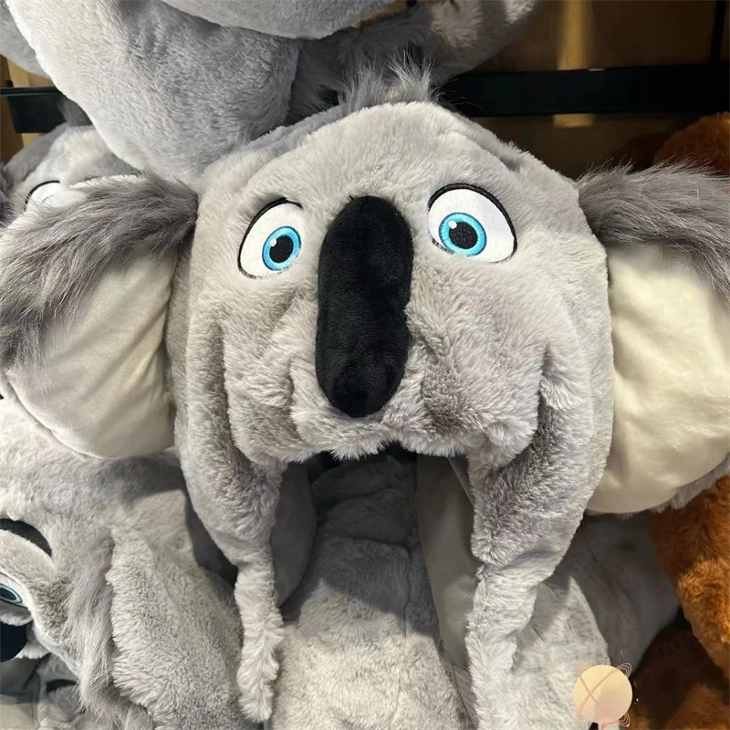 A Winter Hat Featuring The Koala Moon Character From The Movie Sing, A Souvenir From Beijing Movie Park, Perfect For Girls